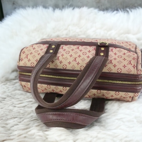 LOUIS VUITTON JOSEPHINE PATENT LEATHER SATCHEL - Picture 5 of 11